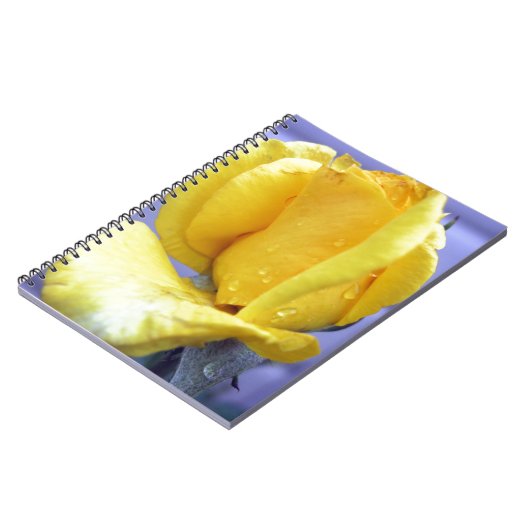 Yellow Rosebud Notitieboek (Linkerzijde)