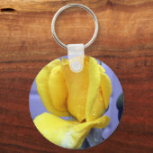 Yellow Rosebud Sleutelhanger (Voorkant)