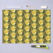 Yellow Rosebud Tissuepapier (Craft)