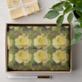 Yellow Rosebud Tissuepapier (Geschenk)