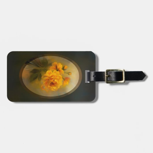 Yellow Roses Bagagelabel (Voorkant horizontaal)