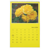 Yellow Roses Calendar (Type-A) Kalender (Mar 2026)
