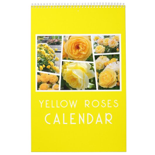 Yellow Roses Calendar (Type-A) Kalender (Hoes)