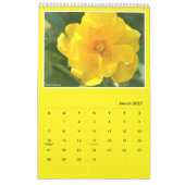 Yellow Roses Calendar (Type-B) Kalender (Mar 2027)