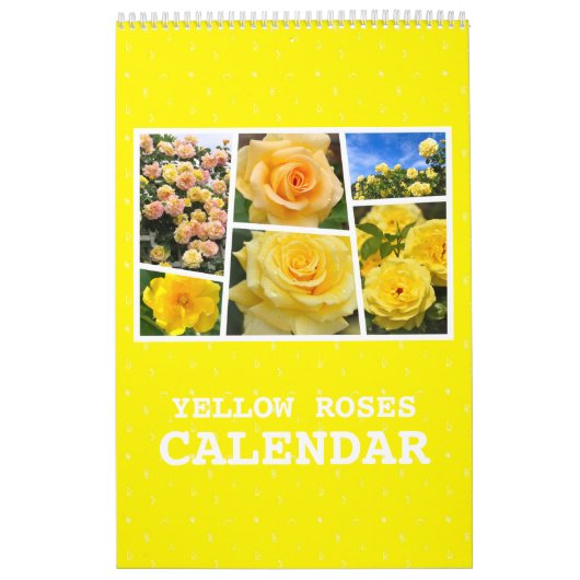 Yellow Roses Calendar (Type-B) Kalender (Hoes)