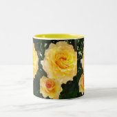 Yellow Roses Cup Tweekleurige Koffiemok (Center)