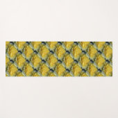 Yellow Roses Floral Pattern Yogamat (Voorkant (horizontaal))