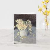 Yellow Roses in a Vase van Caillebott Impressionis Kaart (Gele Bloem)