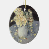 Yellow Roses in a Vase van Caillebott Impressionis Keramisch Ornament (Rechts)