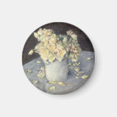 Yellow Roses in a Vase van Caillebott Impressionis Magneet (Voorkant)