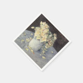 Yellow Roses in a Vase van Caillebott Impressionis Servet (Hoek)