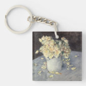 Yellow Roses in a Vase van Caillebott Impressionis Sleutelhanger (voorkant)