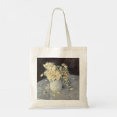 Yellow Roses in a Vase van Caillebott Impressionis Tote Bag (Achterkant)