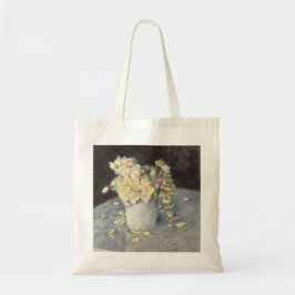 Yellow Roses in a Vase van Caillebott Impressionis Tote Bag