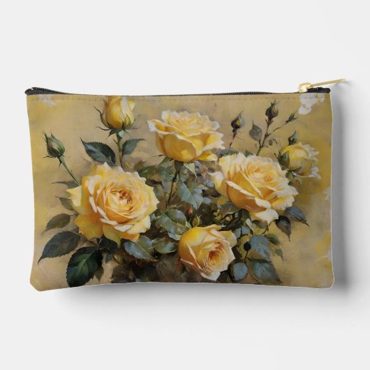 Yellow Roses Print Etui (Achterkant)