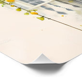 Yellow Roses Waterverf Garden Perfect Poster (Hoek)