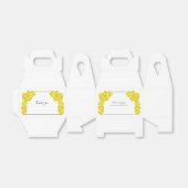 Yellow Roses Wedding Bedankdoosjes (Uitgevouwen)