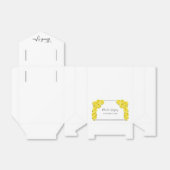 Yellow Roses Wedding Bedankdoosjes (Uitgevouwen)