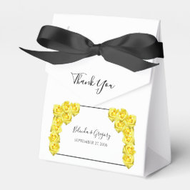 Yellow Roses Wedding Bedankdoosjes