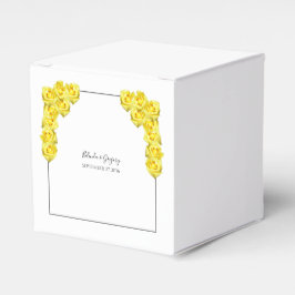 Yellow Roses Wedding Bedankdoosjes