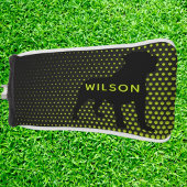 YELLOW Rottweiler PUTTER Golf Head Cover
