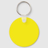 yellow round keychain (Achterkant)