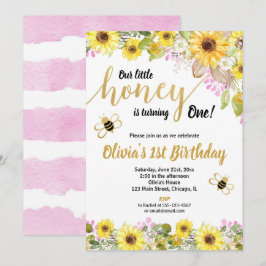 Yellow roze hommel sunflower girl kaart
