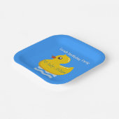 yellow rubber duck papieren bordje (Gebogen)