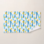 Yellow Rubber Duck Pattern Bad Handdoek (Handdoek)