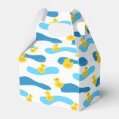 Yellow Rubber Duck Pattern Bedankdoosjes (Achterkant)