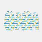 Yellow Rubber Duck Pattern Bedankdoosjes (Uitgevouwen)