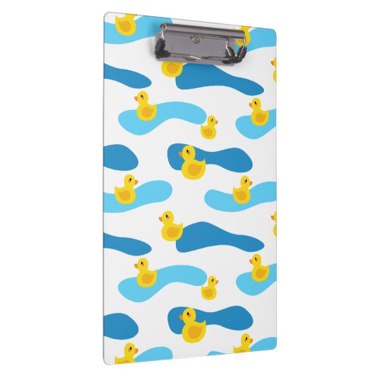 Yellow Rubber Duck Pattern Klembord (Rechts)