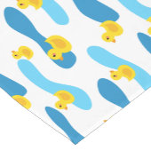 Yellow Rubber Duck Pattern Korte Tafelloper (Hoek)