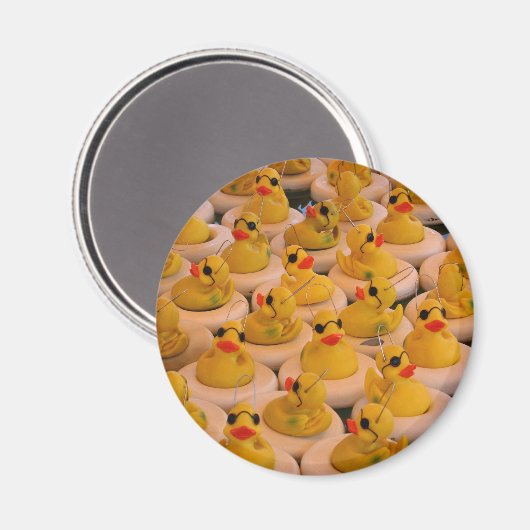 Yellow Rubber Ducks  Magneet (Voorkant / Achterkant)
