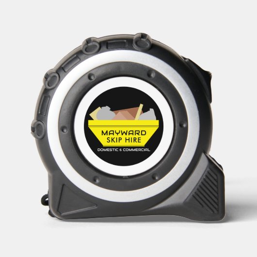 Yellow Rubbish Skip, Skip/Dumpster Company Rolmaat (Voorkant)