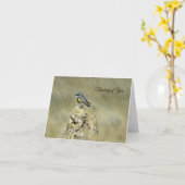 Yellow-Rumped Warbler - Denken aan jou Kaart (Gele Bloem)