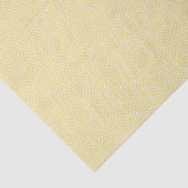 Yellow Same Komon (kleinschalig) Tissuepapier (Detail)