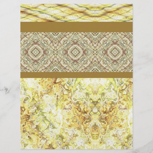 Yellow Sampler Bulk Scrapbook Paper Pages Flyer (Voorkant)