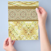 Yellow Sampler Bulk Scrapbook Paper Pages Flyer (Hand)