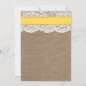 Yellow Sand Dollar Beach Engagement Party Kaart (Achterkant)