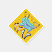 Yellow Schaats Party Servet (Hoek)