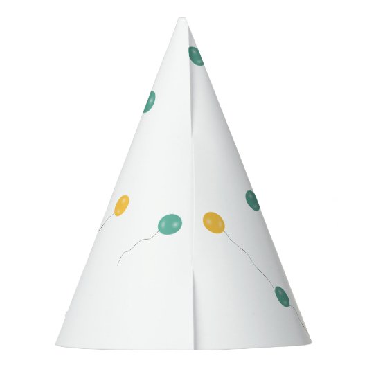 Yellow School Bus Kids Birthday Party Feesthoedjes (Achterkant)