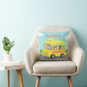 Yellow School Bus Kinder Room Decor Sierkussen (Stoel)