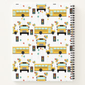 Yellow School Bus Party School Aantekeningen Notitieboek (Achterkant)