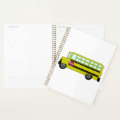 Yellow School Bus with Stop Sign Planner (Display)