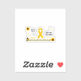 Yellow September Awareness Sticker