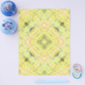 Yellow Serene Gardens Bulk Scrapbook Paper Pages Flyer (Enkel)
