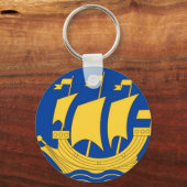 Yellow Ship Sleutelhanger (Voorkant)