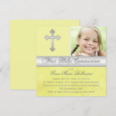 Yellow Silver 1st Heilige Communistische Foto Uitn Kaart (Voorkant / Achterkant)