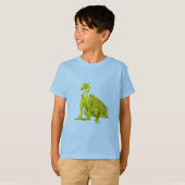 Yellow Sitting Dragon T-shirt (Voorkant volledig)